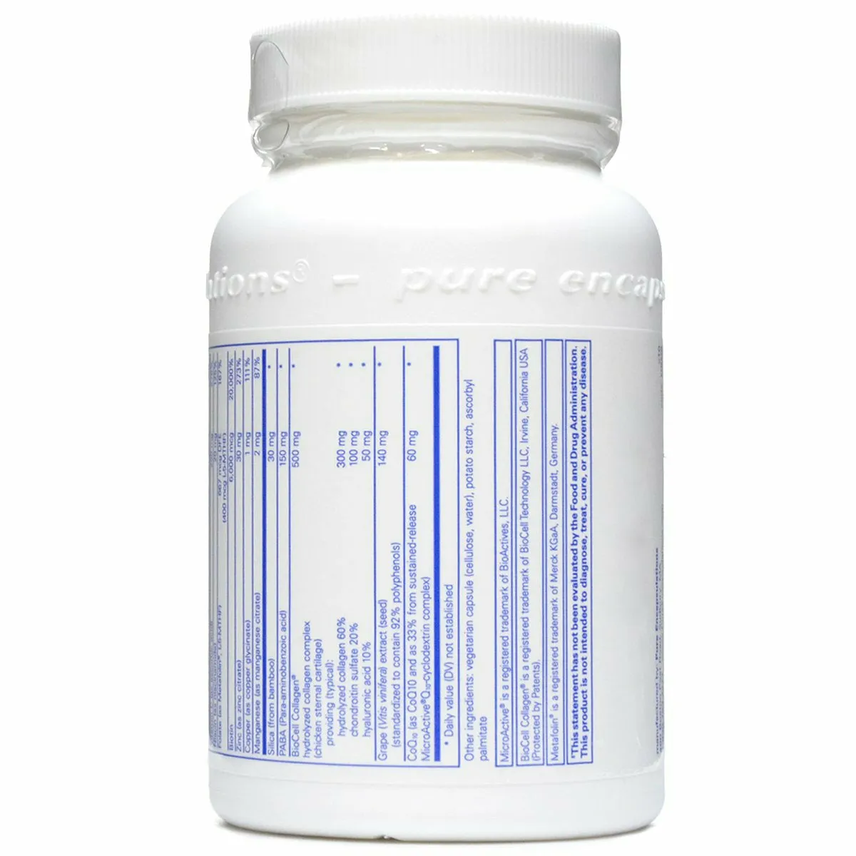 Hair/Skin/Nails Ultra 60 vcaps by Pure Encapsulations