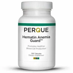 Hematin Anemia Guard 100 tabs by PERQUE