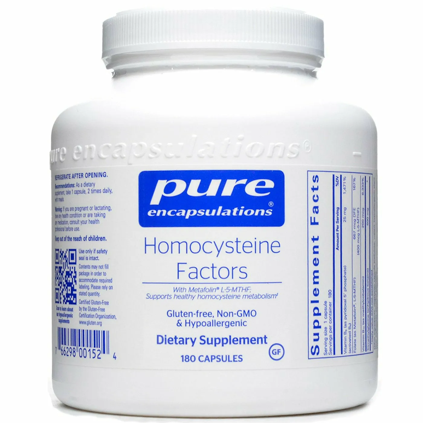 Homocysteine Factors by Pure Encapsulations