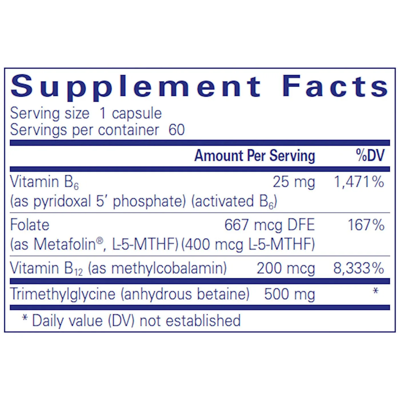 Homocysteine Factors by Pure Encapsulations