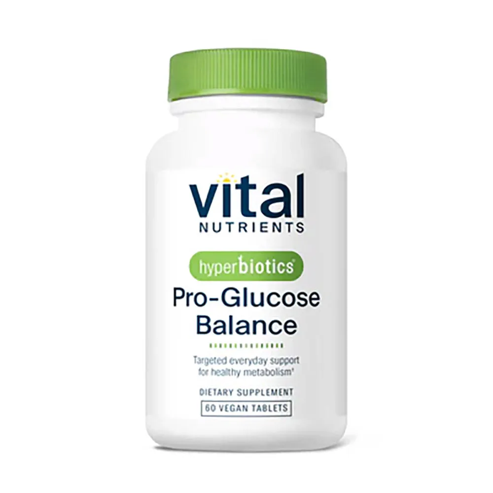 Hyperbiotics Pro-Glucose Balance Probiotic 60 tabs by Vital Nutrients