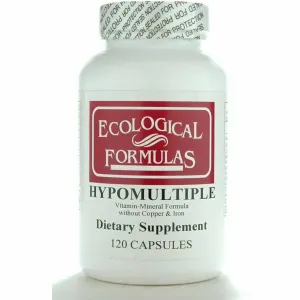Hypomultiple without Cu/Fe 120 caps by Ecological Formulas