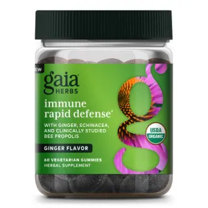 Immune Rapid Defense 60 gummies by Gaia Herbs