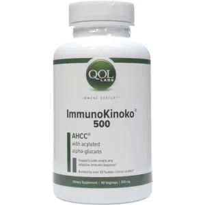 ImmunoKinoko AHCC 500 mg 60 vcaps by QOL Labs