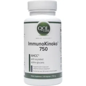 ImmunoKinoko AHCC 750 mg 60 vcaps by QOL Labs