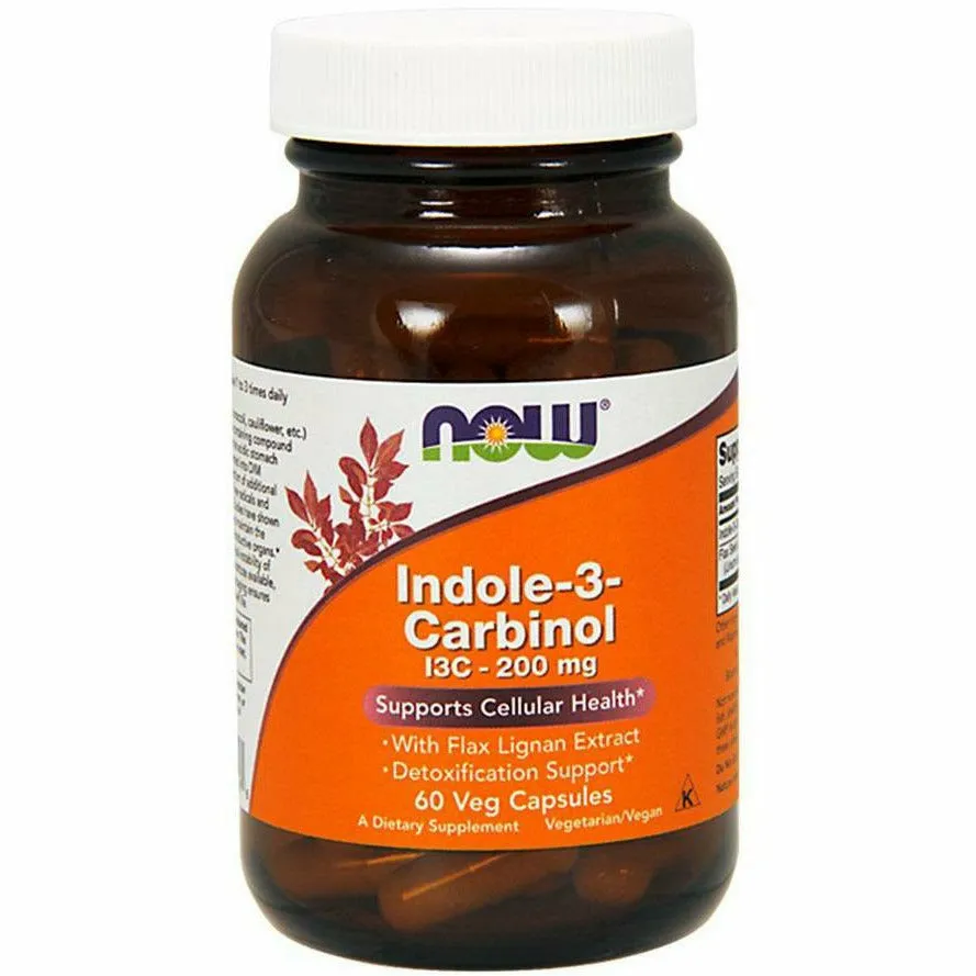 Indole-3-Carbinol 200 mg  60 vcaps by NOW