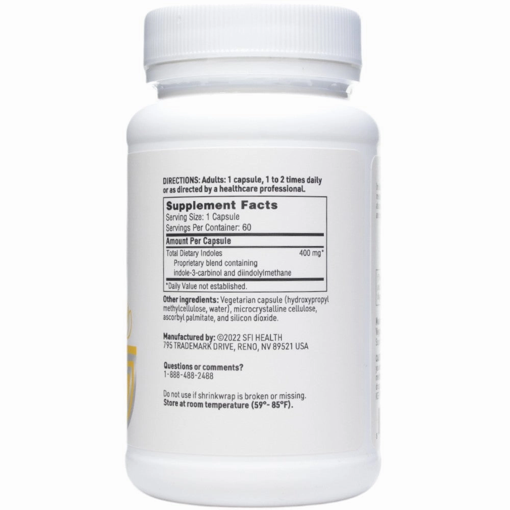 Indole Forte 60 caps by Klaire Labs/SFI Health