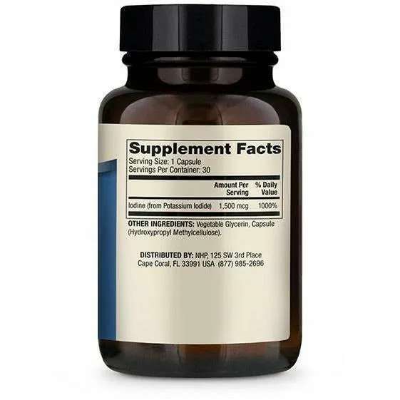 Iodine 1.500 mcg 30 caps by Dr. Mercola
