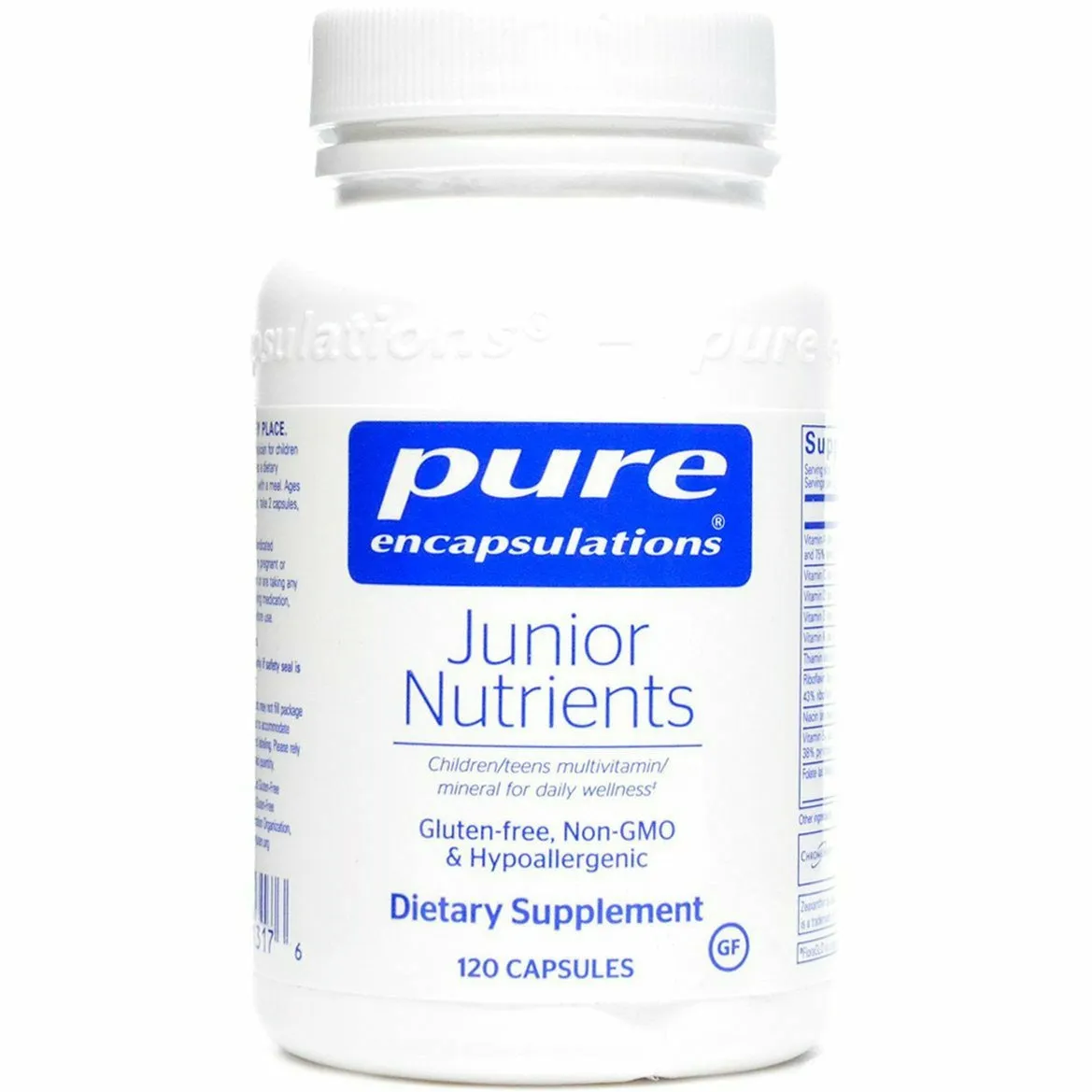 Junior Nutrients 120 caps by Pure Encapsulations