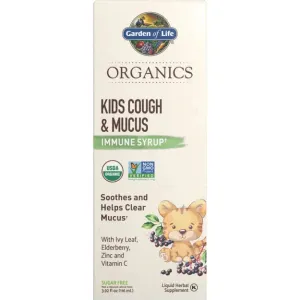 Kids Cough & Mucus Immune Syrup 3.92 fl oz by Garden of Life