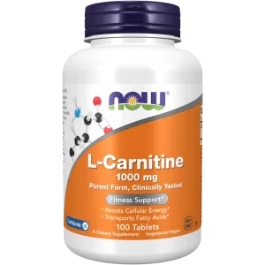 L-Carnitine 1000 mg 100 tabs by NOW