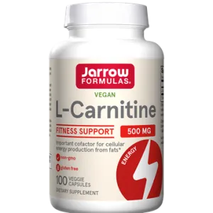 L-Carnitine 500 mg 100 vcaps by Jarrow Formulas