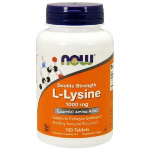 L-Lysine 1000 mg 100 tabs by NOW