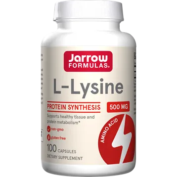 L-Lysine 500 mg 100 caps by Jarrow Formulas