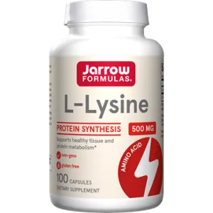 L-Lysine 500 mg 100 caps by Jarrow Formulas