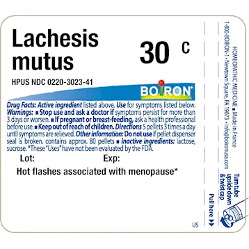 Lachesis mutus 30C 80 plts by Boiron