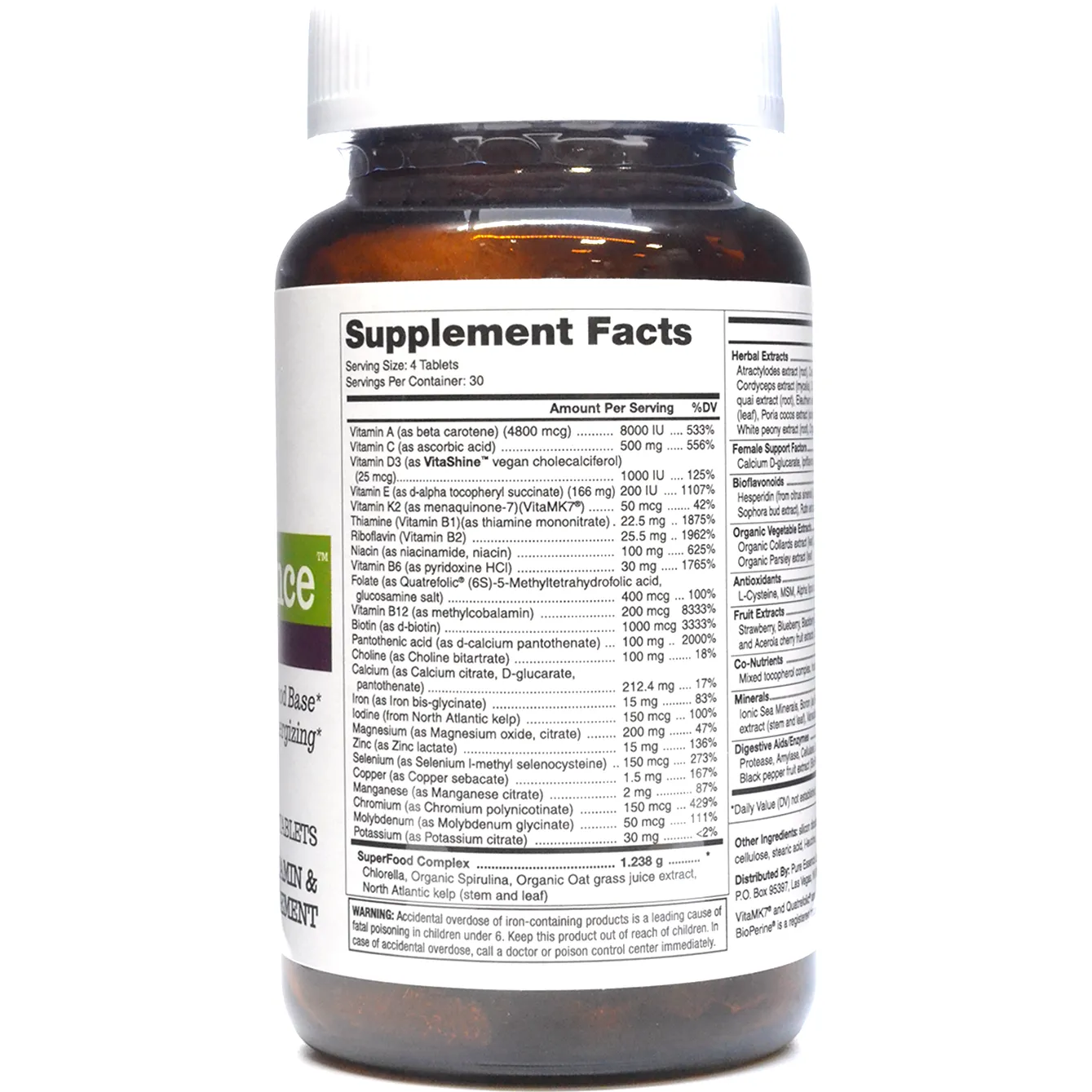 LifeEssence Women Multivitamin 120 tabs by Pure Essence
