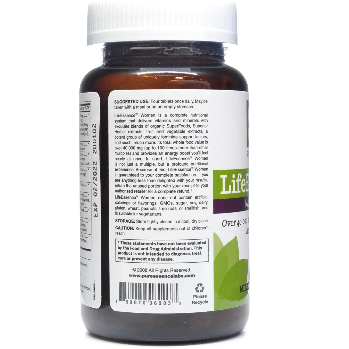 LifeEssence Women Multivitamin 120 tabs by Pure Essence