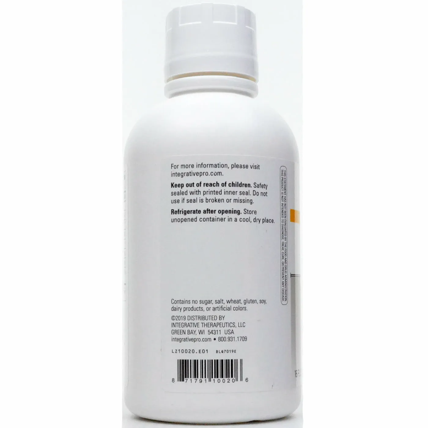 Liquid Calcium Magnesium Orange/Van 16oz by Integrative Therapeutics