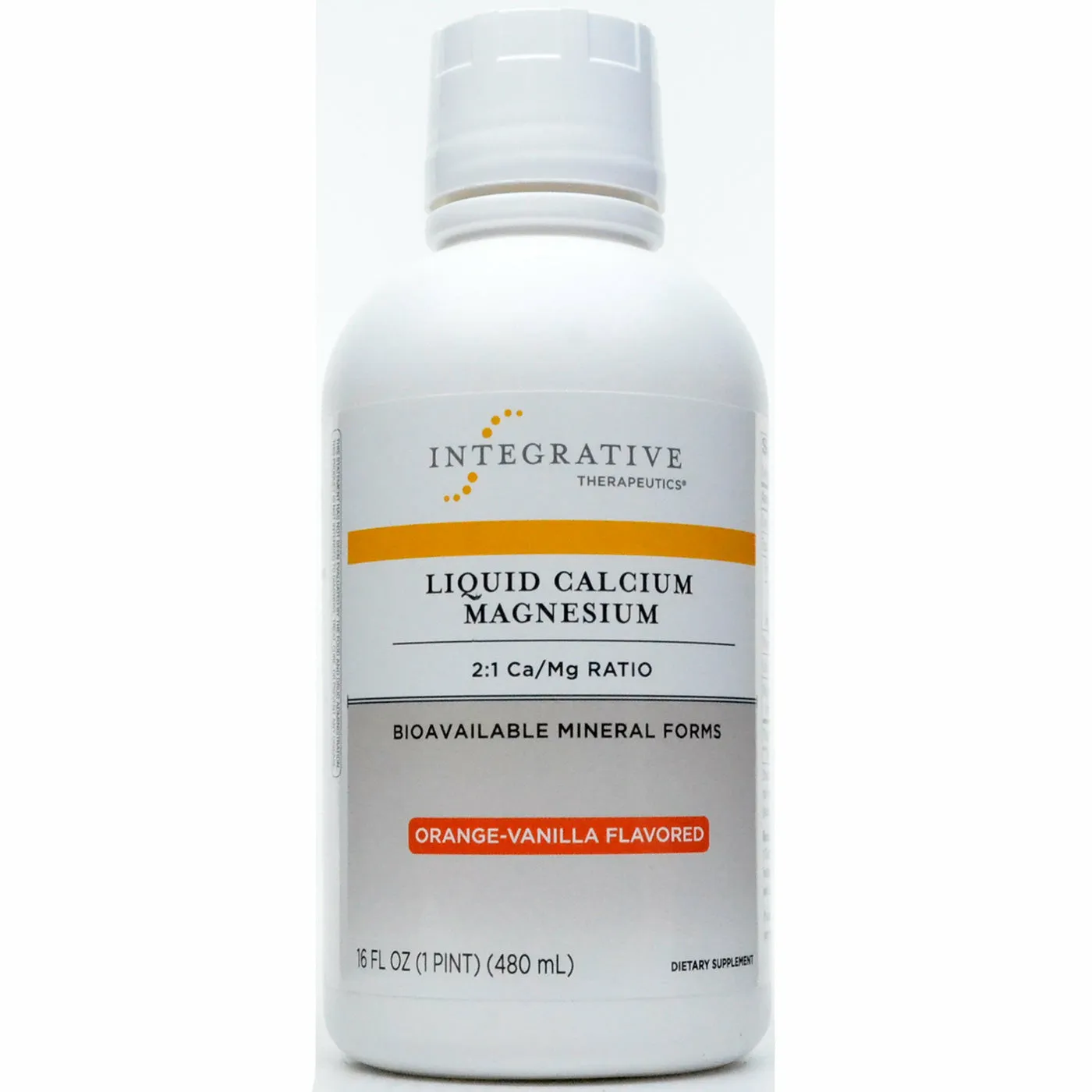 Liquid Calcium Magnesium Orange/Van 16oz by Integrative Therapeutics