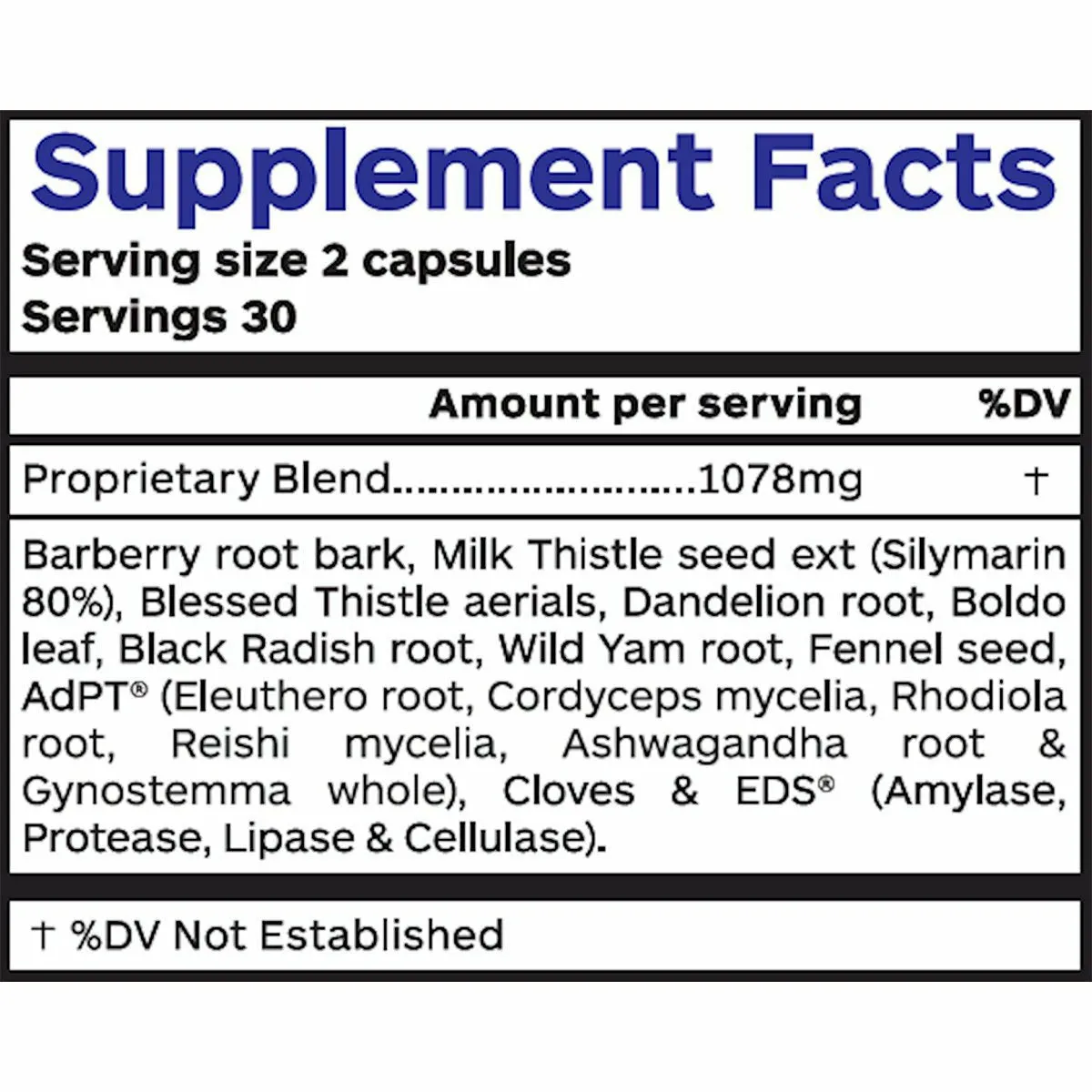 Liver Detox   Silymarin 60 caps by Professional Botanicals