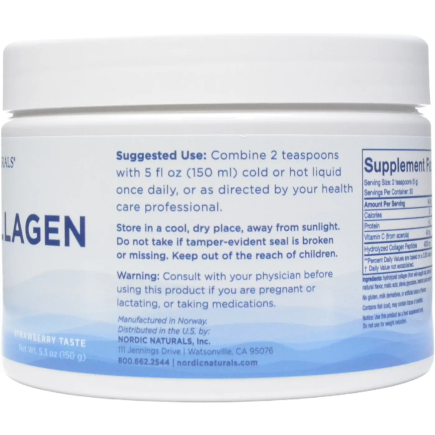 Marine Collagen 5.29 oz By Nordic Naturals
