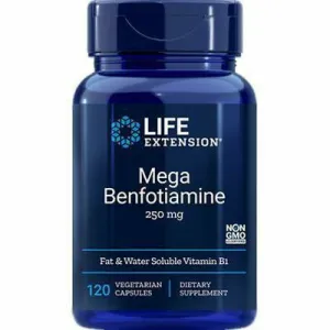 Mega Benfotiamine 250mg 120 vcaps by Life Extension