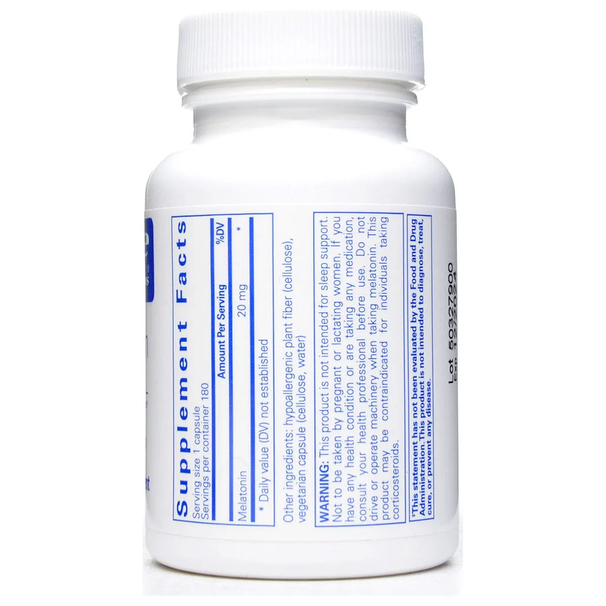 Melatonin 20 mg by Pure Encapsulations