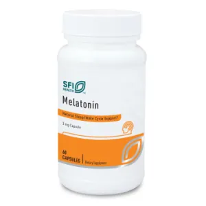 Melatonin 3 mg 60 caps By Klaire Labs/SFI Health