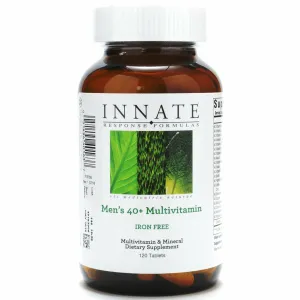 Men's 40  Multivitamin Iron Free 120 tabs by Innate Response