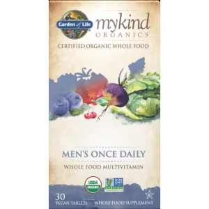 Mens Once Daily Organic 30 tabs by Garden Of Life