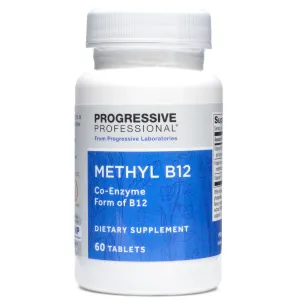 Methyl B12 60 Tablets by Progressive Labs