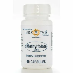 Methylfolate (5-MTHF) 60 Caps by Bio-Tech
