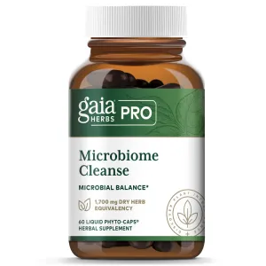 Microbiome Cleanse 60 Liquid Phyto-Caps by Gaia Herbs