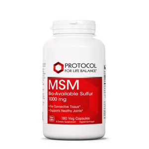 MSM 1000 mg 180 caps by Protocol For Life Balance