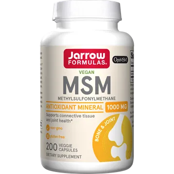 MSM 1.000 mg 200 caps by Jarrow Formulas