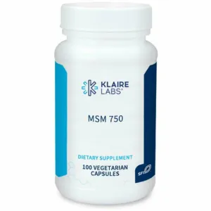 MSM 750 100 caps by Klaire Labs/SFI Health