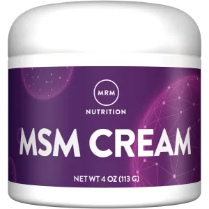 MSM Cream 4 oz by Metabolic Response Modifier