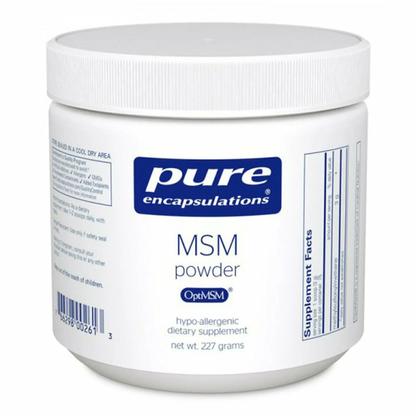 MSM Powder 227 gms by Pure Encapsulations