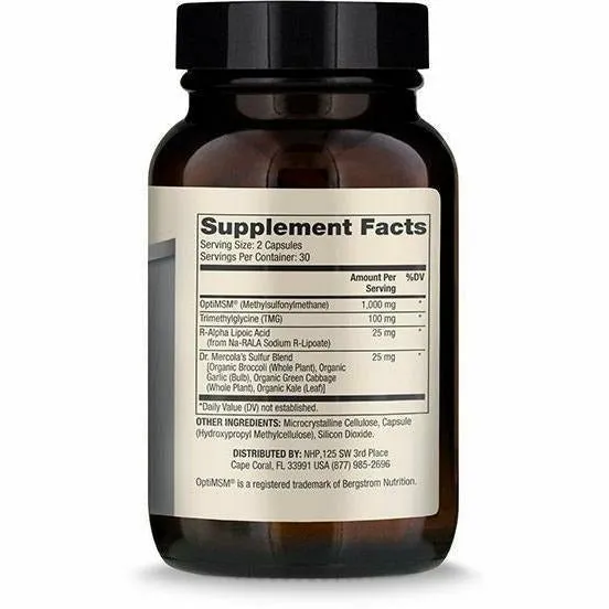 MSM Sulfur Complex 60 caps by Dr. Mercola