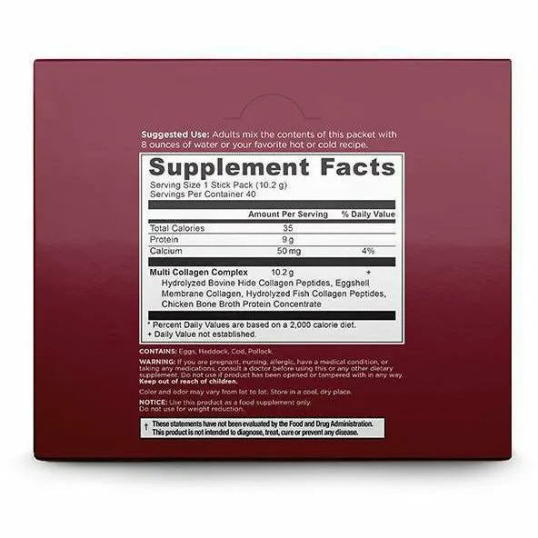 Multi Collagen Protein 40 packets By Ancient Nutrition