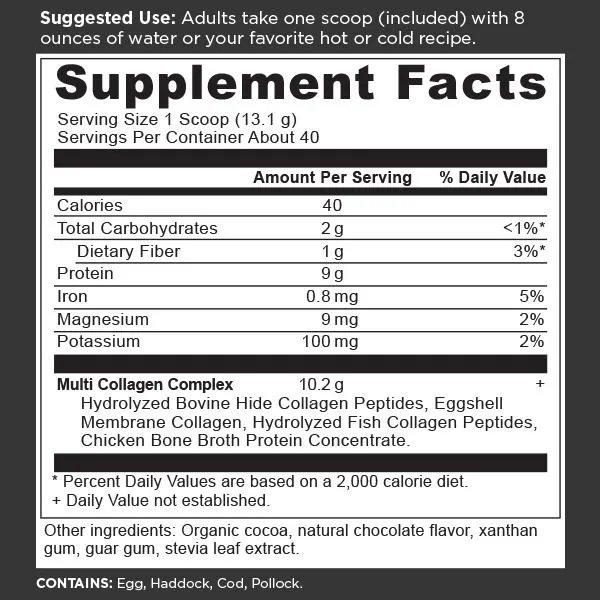 Multi Collagen Protein Powder 16 oz. by Ancient Nutrition