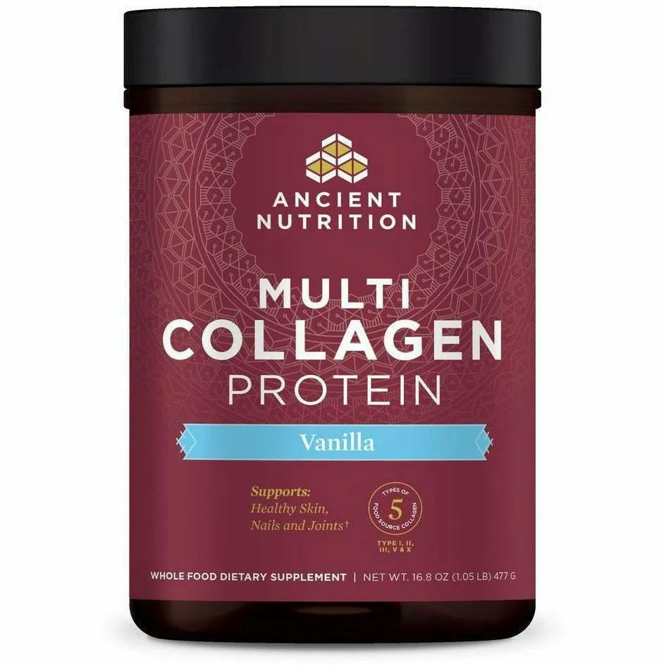 Multi Collagen Protein Powder 16 oz. by Ancient Nutrition
