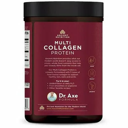 Multi Collagen Protein Straw-Lem 45 serv By Ancient Nutrition