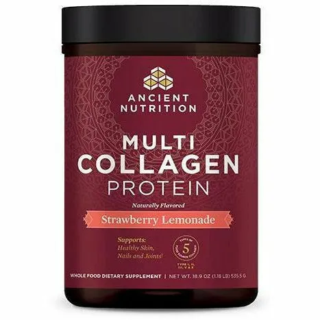 Multi Collagen Protein Straw-Lem 45 serv By Ancient Nutrition