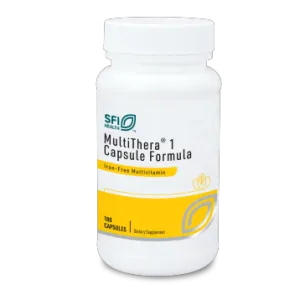 MultiThera1 Iron Free 180 caps By Klaire Labs/SFI Health