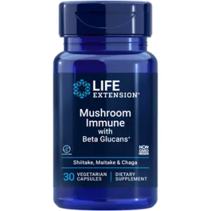 Mushroom Immune with BetaGlucans 30 caps by Life Extension