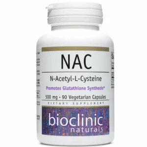 NAC 500mg 90 vcaps By Bioclinic Naturals