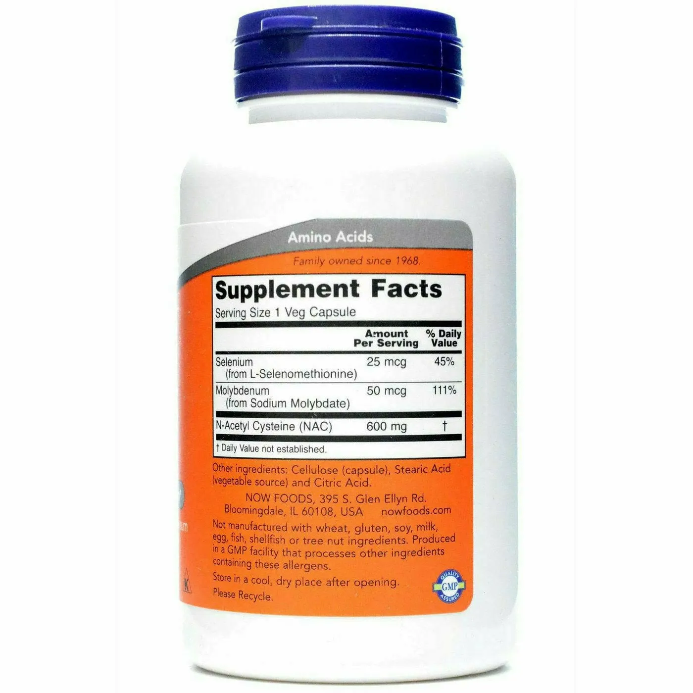 NAC 600 mg by NOW