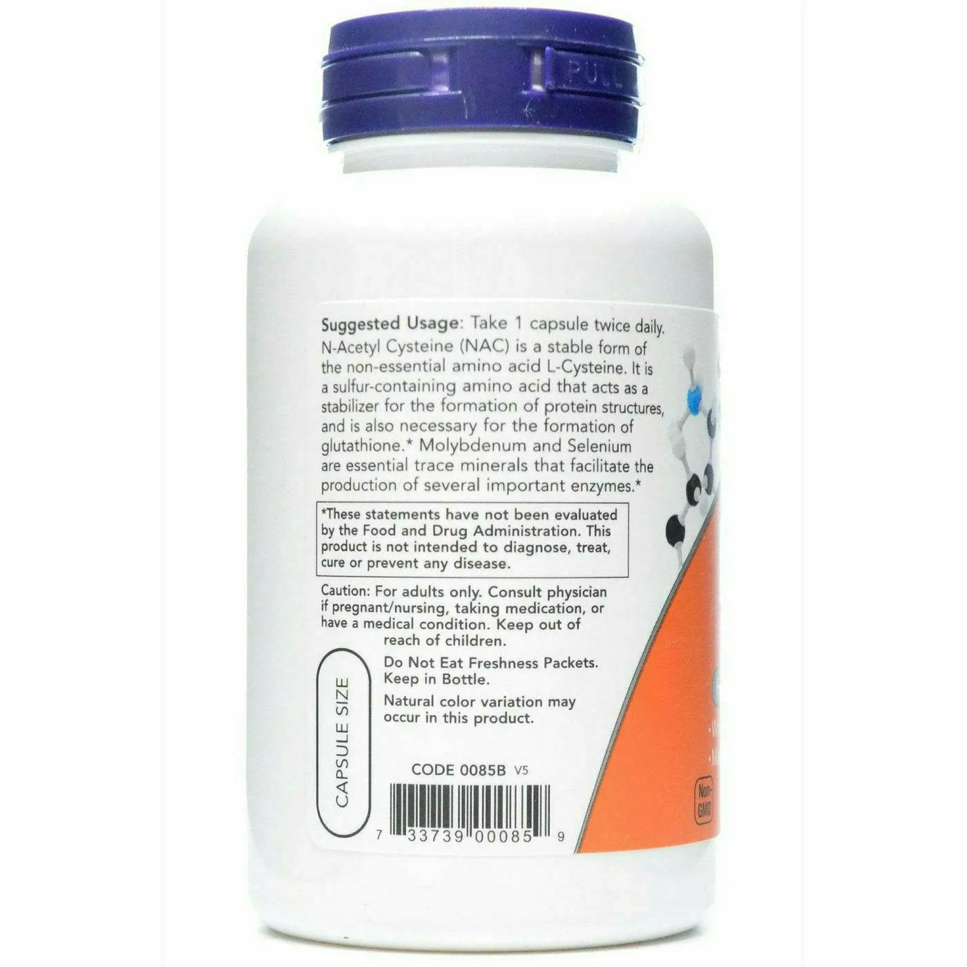 NAC 600 mg by NOW
